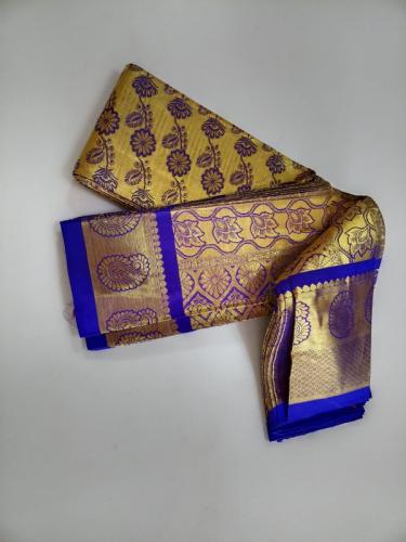 THIRUBHUVANAM HF ZARI SILK SAREE WITH BLOUSE